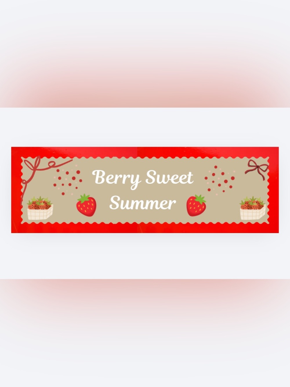 Berry Sweet Summer Banner